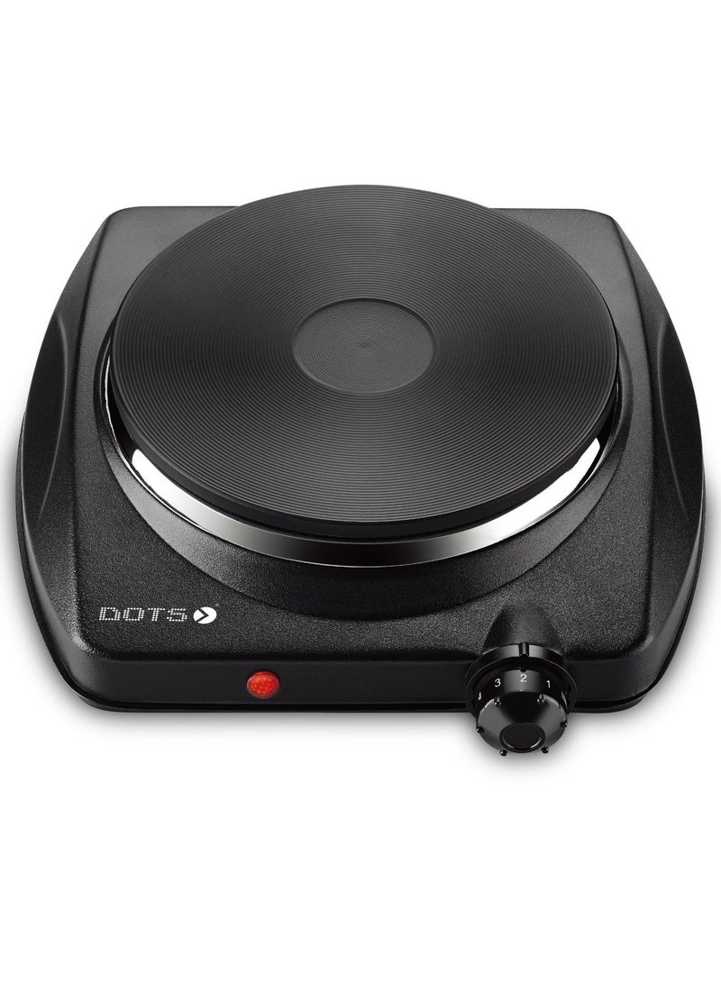 دوتس موقد كهربائي 1 عين 1400 واط أسود اللون أسود - Image 2